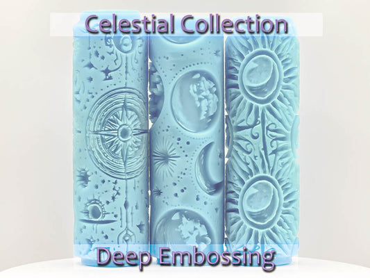 Celestial Collection Deep Impression Texture Rollers