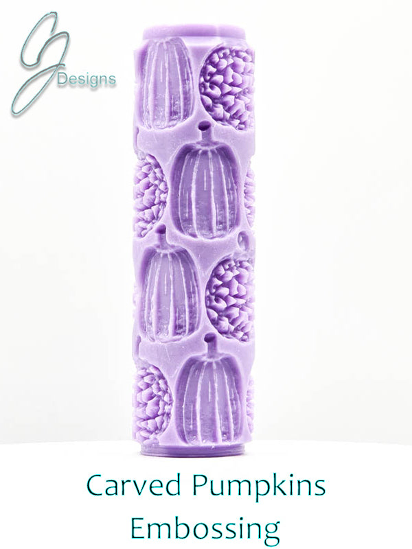 Carved Pumpkins Intricate Detail Texture Roller