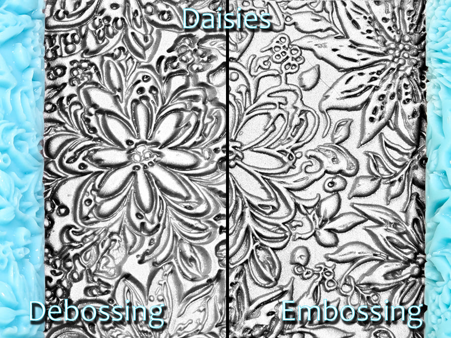 Daisies Deep Impression Texture Rollers