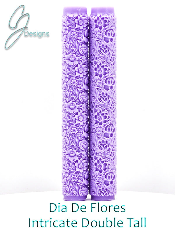 Dia De Flores Intricate Detail Texture Roller