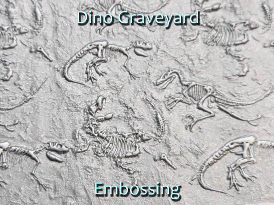 Dino Graveyard Deep Impression Texture Rollers