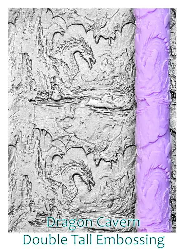Dragon Cavern Intricate Detail Texture Roller