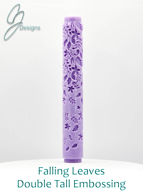 Falling Leaves Intricate Detail Texture Roller with DoubleTall Option