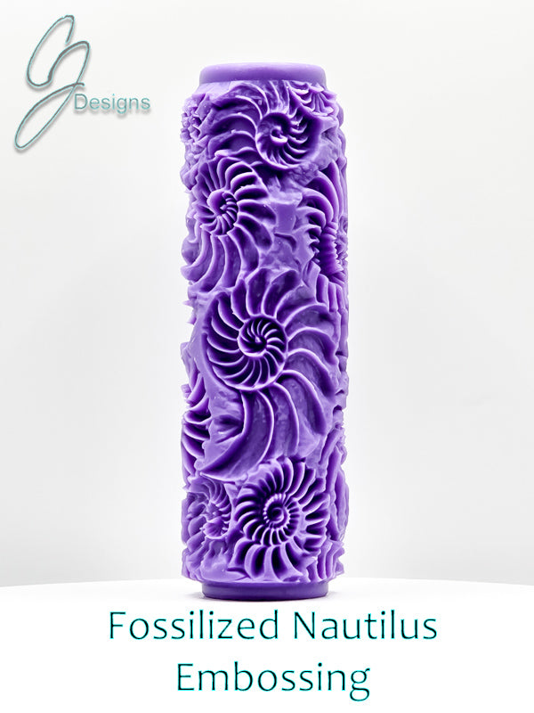 Fossilized Nautilus Nature's Textures Collection Ultra Deep Texture Roller