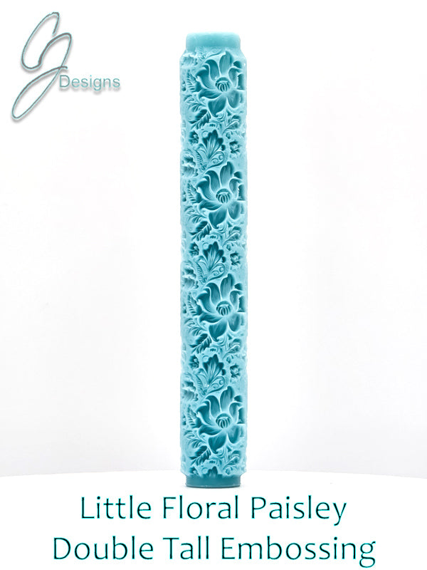 Little Floral Paisley Deep Impression Texture Rollers
