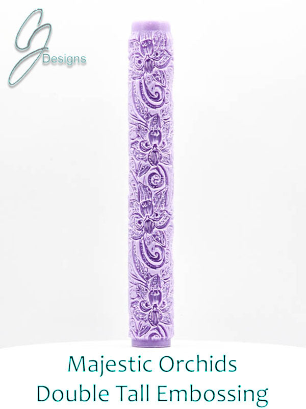 Majestic Orchids Intricate Detail Texture Roller