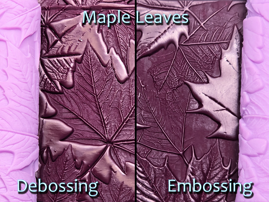 Maple Leaves Intricate Detail Texture Roller