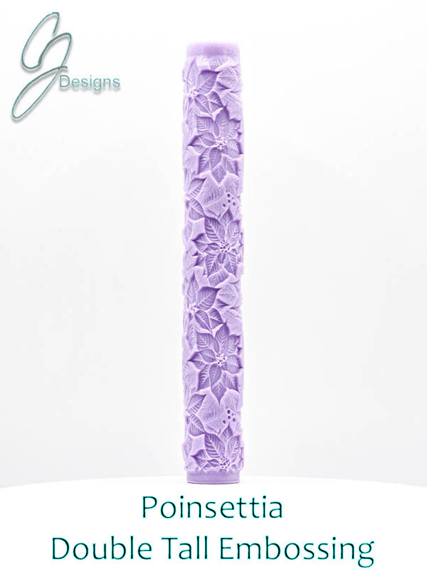 Poinsettia Intricate Detail Texture Roller