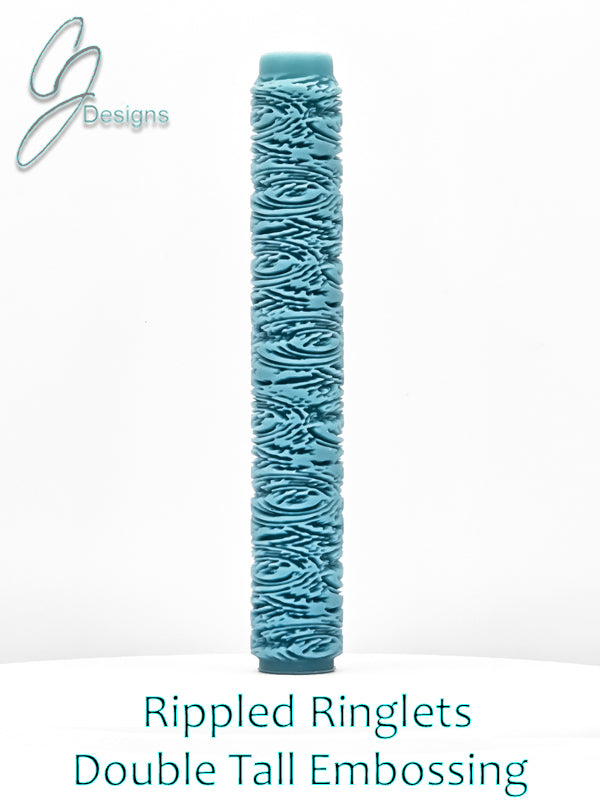 Rippled Ringlets Deep Impression Texture Rollers