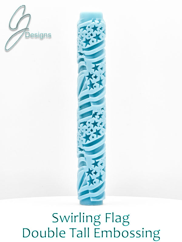 Swirling Flag Deep Impression Texture Roller