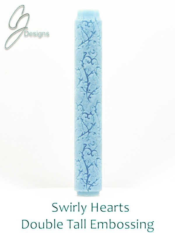Swirly Hearts Deep Impression Texture Rollers