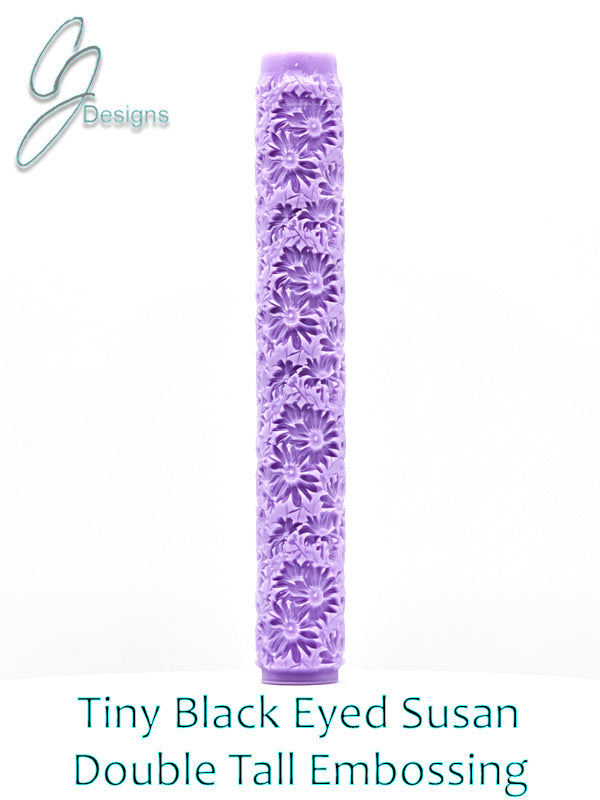 Tiny Black Eyed Susan Intricate Detail Texture Roller