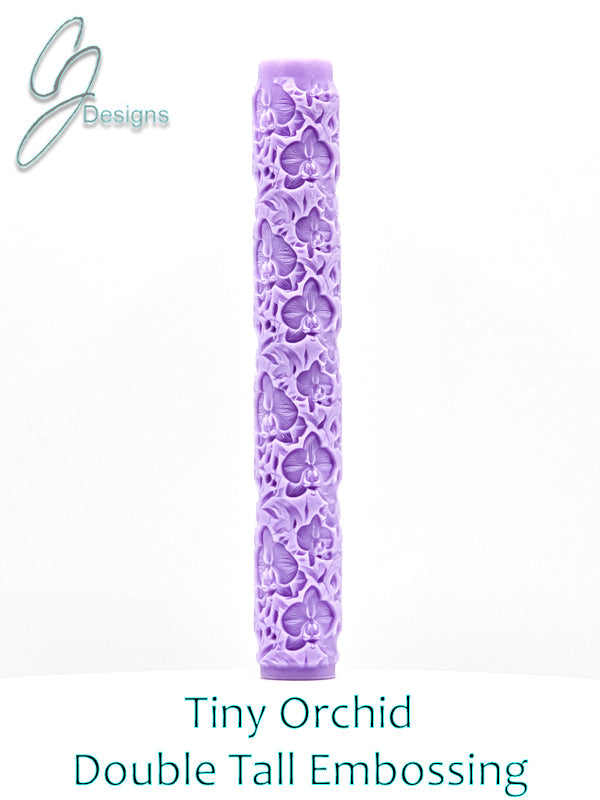 Tiny Orchid Intricate Detail Texture Roller
