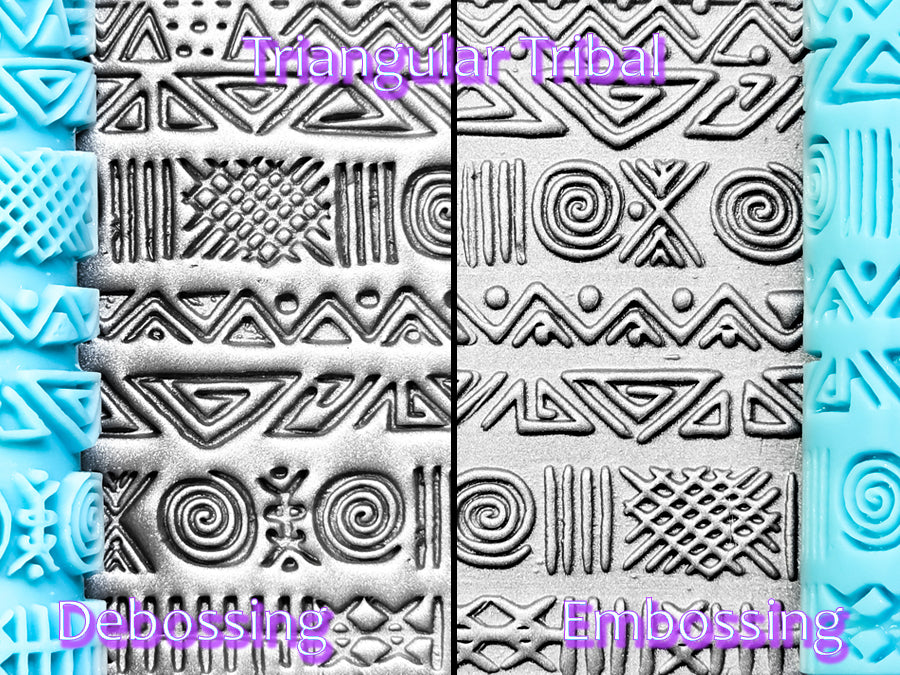 Tribal Mudcloth Deep Impression Texture Rollers