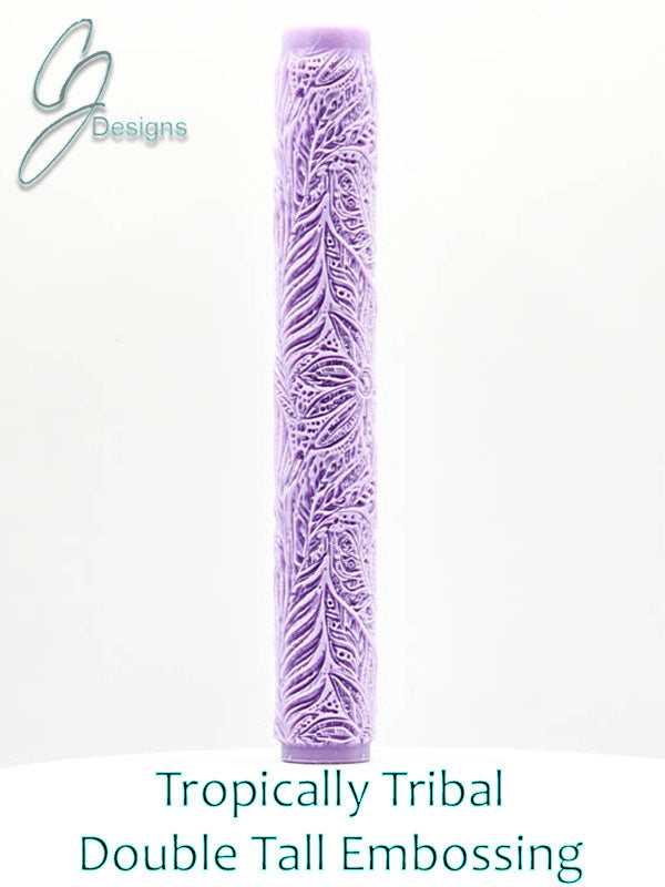 Tropically Tribal Intricate Detail Texture Roller