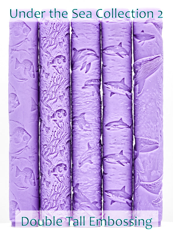 Under the Sea Tall Collections Intricate Detail Texture Rollers