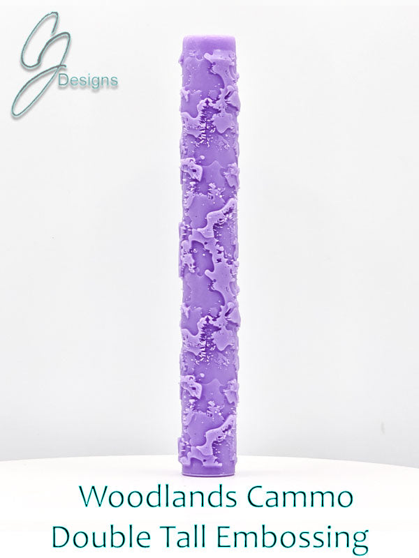 Woodlands Cammo Intricate Detail Texture Roller