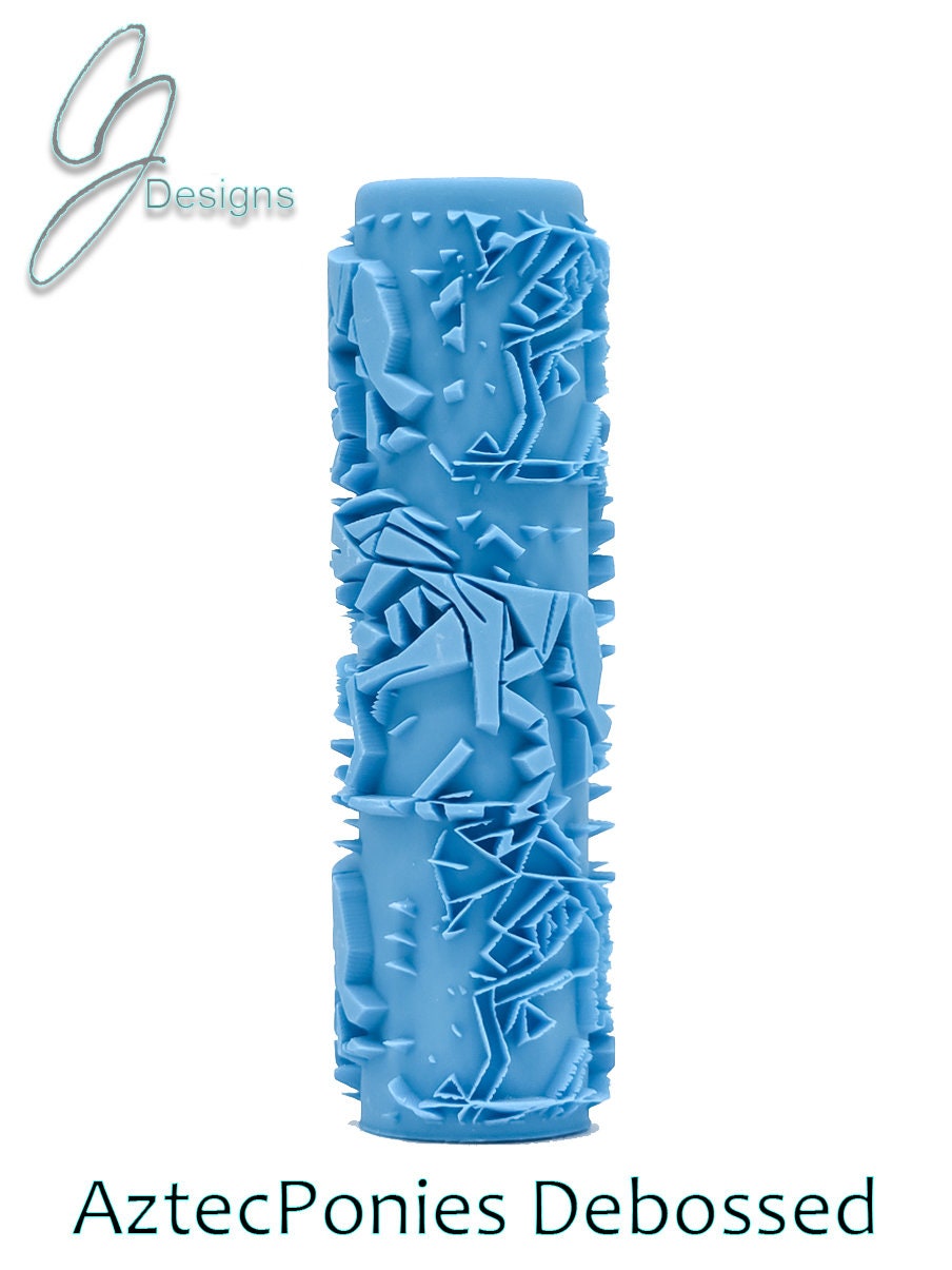 Aztec Ponies Deep Impression Texture Roller