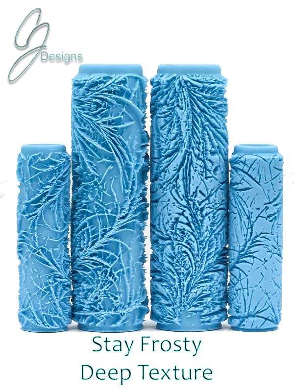 Frosty Collection 3pack Deep Impression Texture Roller