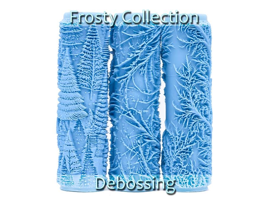 Frosty Collection 3pack Deep Impression Texture Roller