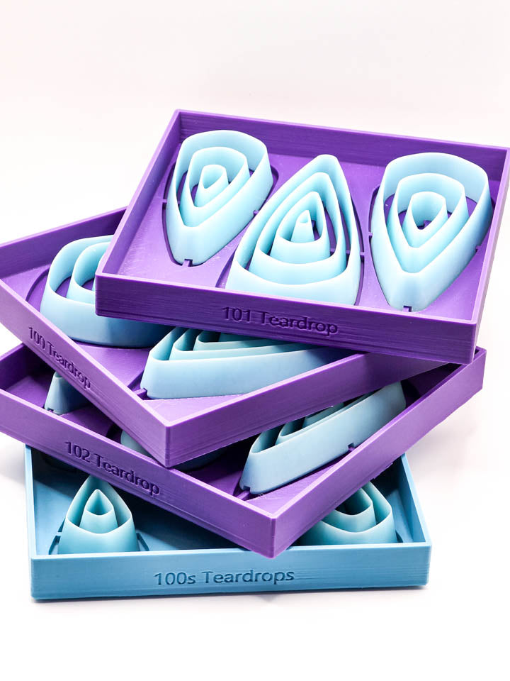 Teardrop Cutters Box Set 100, 101, 102
