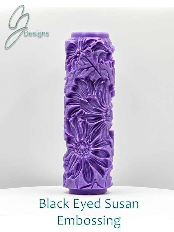 Black Eyed Susan Floral Collection Ultra Deep Texture Roller