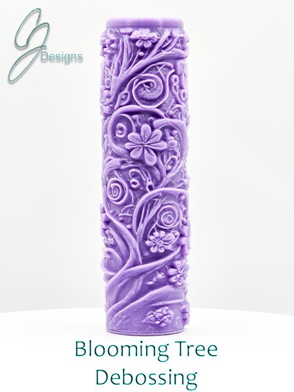 Blooming Tree Intricate Detail Texture Roller