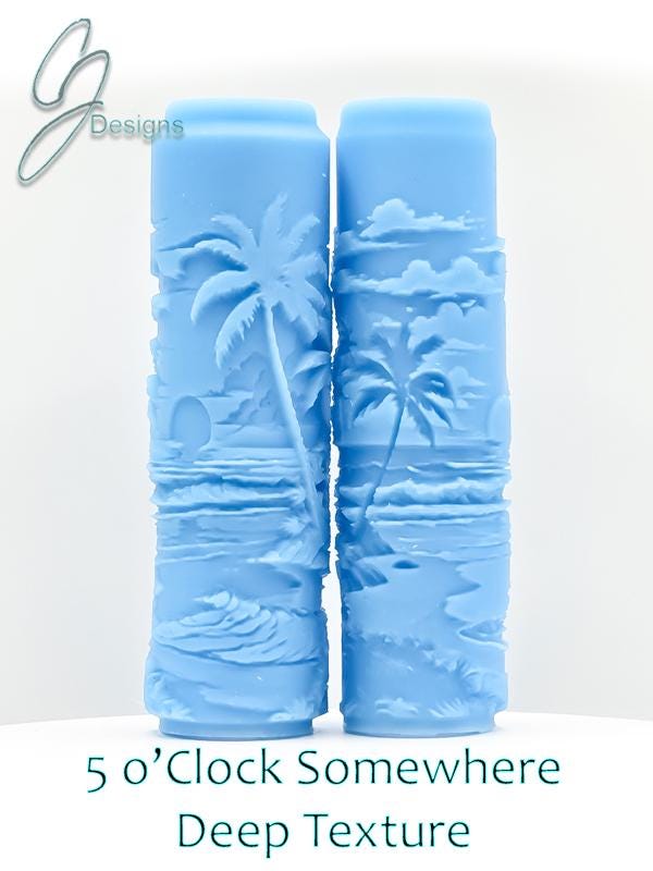 5 o'clock Somewhere Deep Impression Texture Rollers