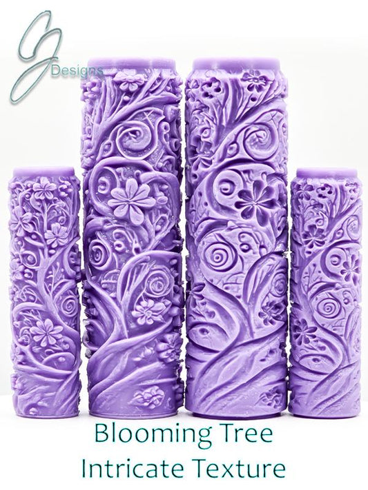 Blooming Tree Intricate Detail Texture Roller