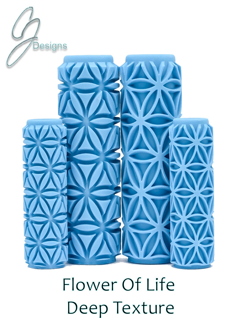 Flower of Life Deep Impression Texture Roller