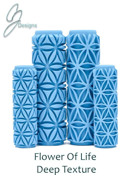Flower of Life Deep Impression Texture Roller
