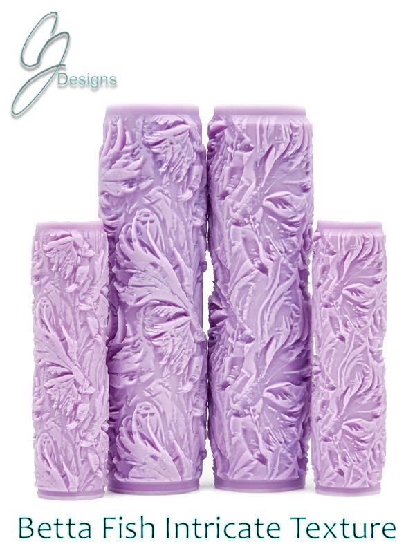 Betta Fish Intricate Detail Texture Roller