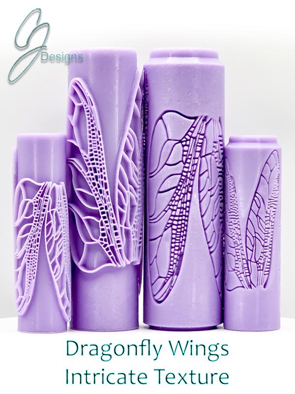 Dragonfly Wings Kit Intricate Detail Texture Roller or Cutters