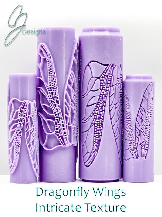 Dragonfly Wings Kit Intricate Detail Texture Roller or Cutters