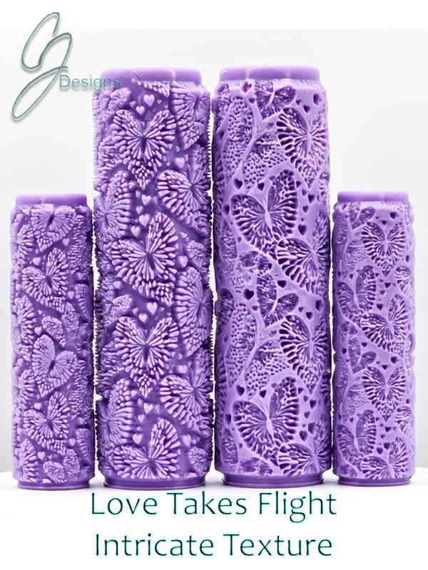Feels Like Love Collection Intricate Detail Texture Rollers