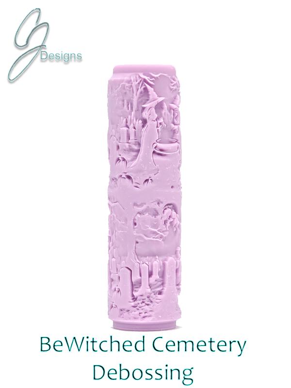 Bewitched Cemetery Halloween Collection Intricate Detail Texture Roller