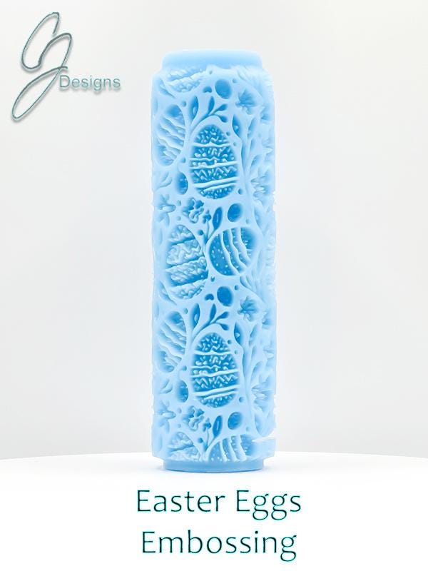 Easter Eggs Deep Impression Texture Rollers