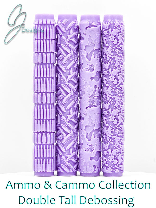 Ammo & Cammo Collection Intricate Detail Texture Rollers