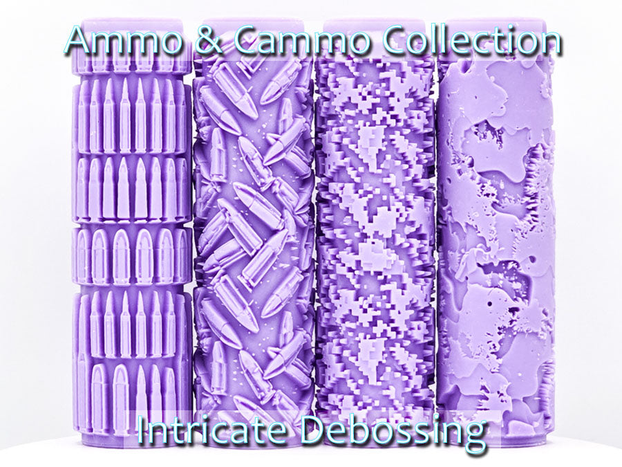 Ammo & Cammo Collection Intricate Detail Texture Rollers