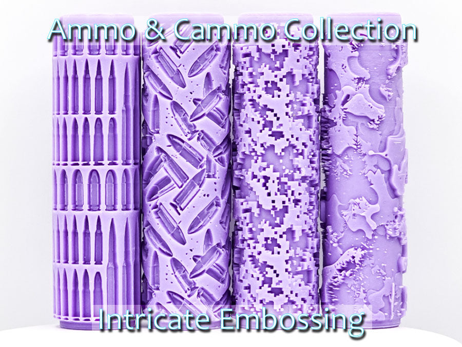 Ammo & Cammo Collection Intricate Detail Texture Rollers