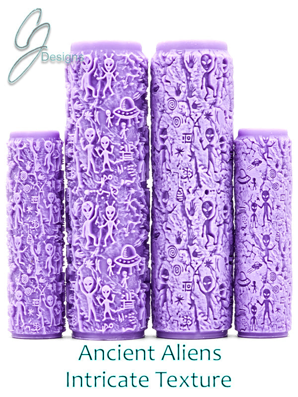 Ancient Aliens Intricate Detail Texture Roller