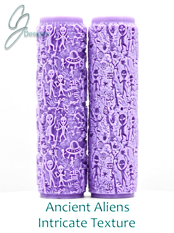 Ancient Aliens Intricate Detail Texture Roller