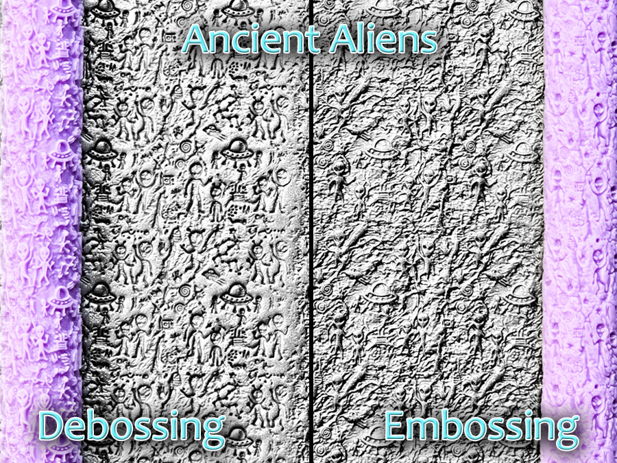 Ancient Aliens Intricate Detail Texture Roller