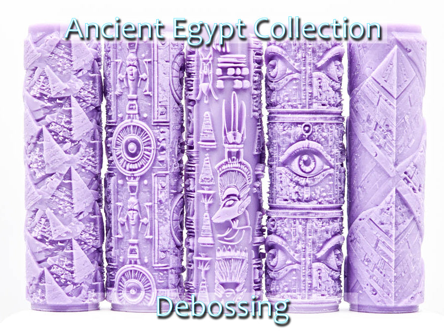 Ancient Egypt Collection Deep Impression Texture Rollers