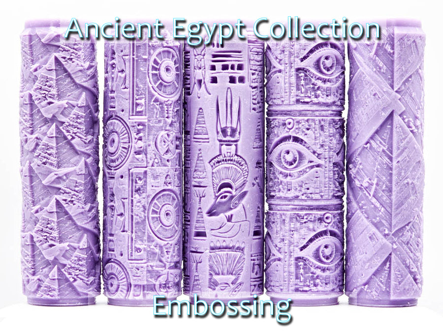 Ancient Egypt Collection Deep Impression Texture Rollers