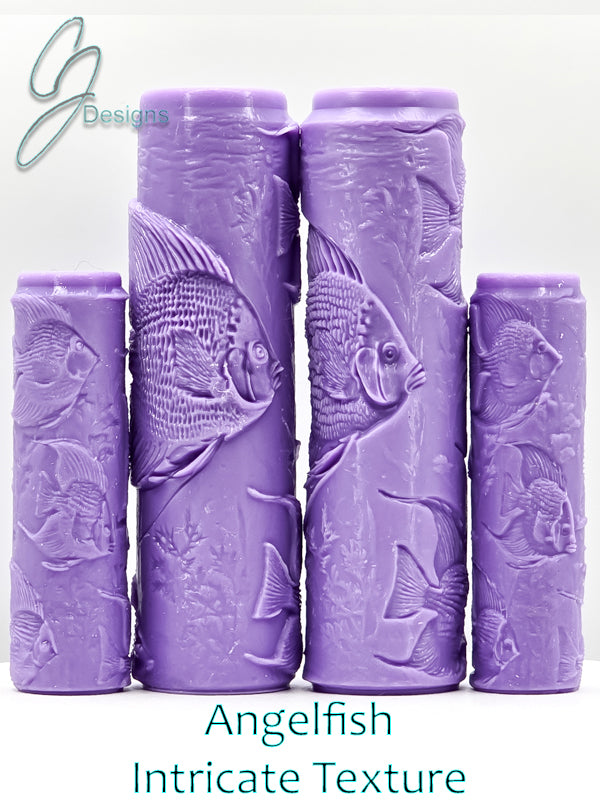 Angelfish Intricate Detail Texture Roller