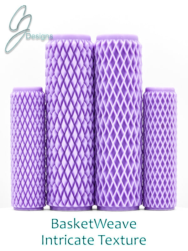 Basket Weave Intricate Detail Texture Roller