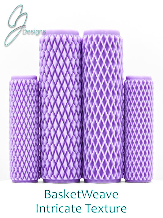 Basket Weave Intricate Detail Texture Roller