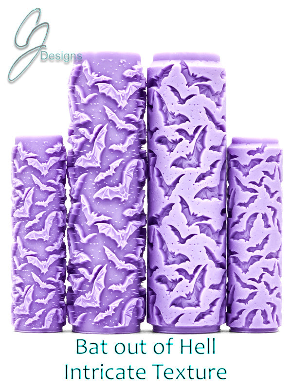 Bat out of Hell Intricate Detail Texture Roller