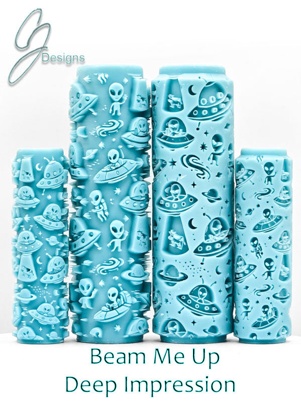 Beam Me Up Deep Impression Texture Rollers